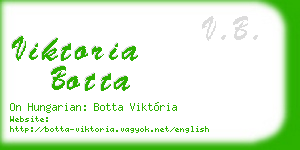viktoria botta business card