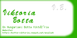 viktoria botta business card